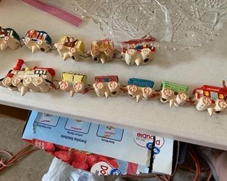 Vintage Birthday Train Decoration 