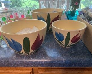Watts 1950’s Tulip Nesting Bowls