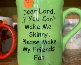 A Myriad of Coffee Cups!  Who doesn’t have those!