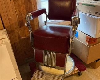 Vintage Barber Chair (Belmont) (Obtained in Chicago)