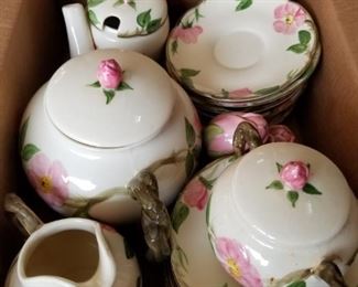 Desert Rose Franciscan china (partial set)