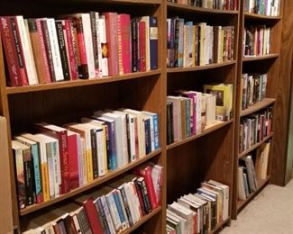 Just a small portion of the books we have available!  Fiction, non-fiction, historical & antique