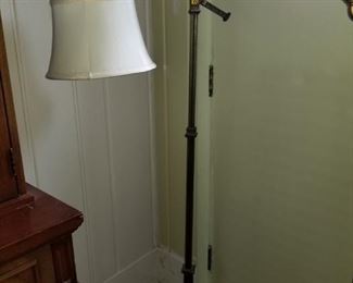 One of the floor lamps