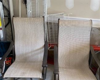 Swivel patio chairs 