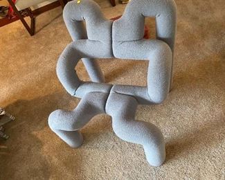 tube chair very comfy  very Norwegian 1980