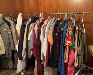 variety of clothing some from 70s