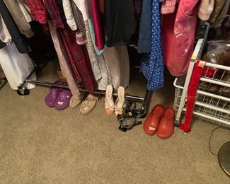 shoes, coats, jackets