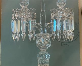 pr. Baccarrat candelabras 