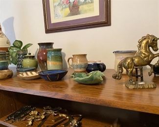 vintage brass figurines