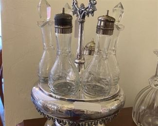 Victorian cruet, complete