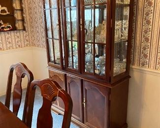 Lovely lighted hutch