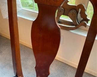 Shell design on chairs