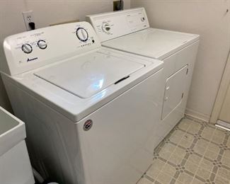 Newer Amana Washer, Kenmore dryer,