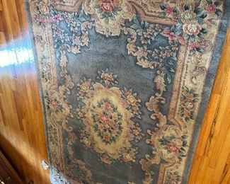 SCULPTED HANDMADE RUG 5 1/2 X 8 1/2" $150