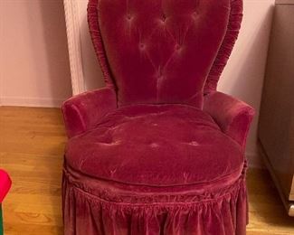 MOHAIR SWEET HEART CHAIR $75