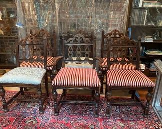  10 PC. BERKEY AND GAY JACOBEAN DINING ROOM SET     $850                      