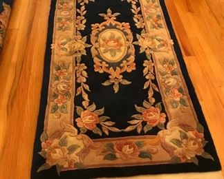 CHINESE RUG 5'1 X 2'7"    $75