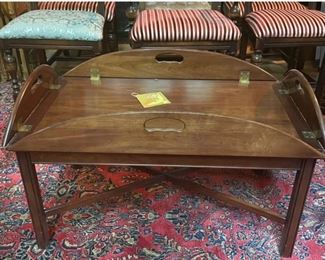 STATTON OLD TOWN CHERRY BUTLER COFFEE TABLE $225
