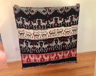 $100  Large woven textile 