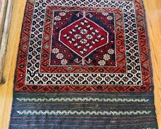$300  Kilim flat weave rug   54.5" L x 35.5" W.