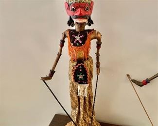 $95 Vintage male puppet.  30" H, 