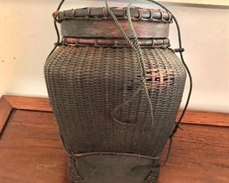 $50 Hand woven container 