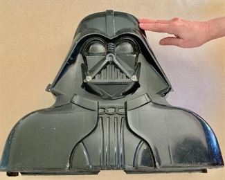 $395 LOT Darth Vader plastic carrying case and 40 figures,  see subsequent photos  16" W, 14.5" H, 4" D. 
