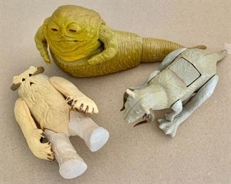 Star wars characters.  Jabba the Hutt 9" L, 4.5" H. 