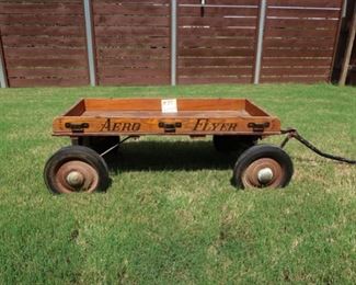 #37-AWESOME Antique Aero Flyer Wagon $175.00 - 42x15x17
