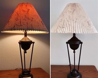#59-Table Lamp Metal Base - $18.00 - 30"