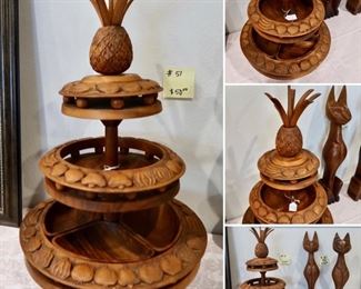 #51 MCM Lazy Susan $50.00