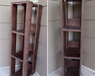 #43-3 Shelf Plant Holder Wood $18.00 - 34.5”x8”