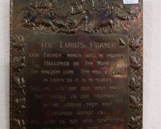 #33 The Lords Prayer Plaque $18.00 - 8x11