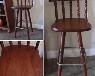 #17-Vintage Bar Stool (1) $25.00 - 29"Ht
