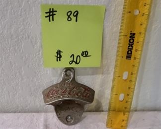 #89-Vintage Coca Cola Bottle Opener $20.00