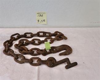 #132 Chain Heavy with Hook 49" $15.00