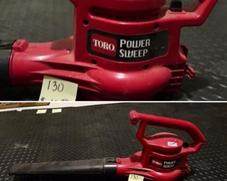 #130-Toro Power Sweep Blower $10.00