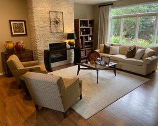 Ethan Allen couch and chairs.