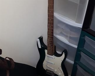 Electric Guitar and portable amp $150