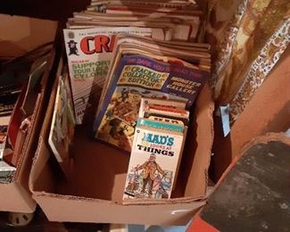 1960s cracked, Mad magazines and books