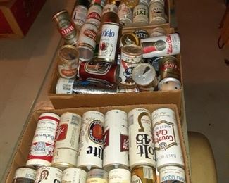 Vintage beer can collection $3 each