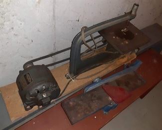 Advantage antique motor powered scroll saw