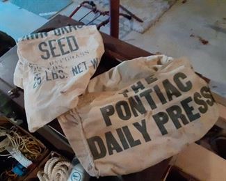 Pontiac Daily Press newspaper bag