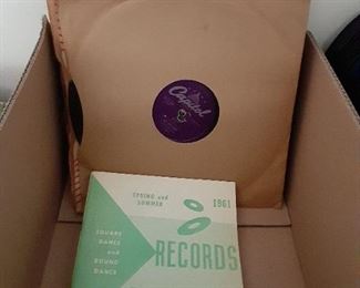 1940's 78 RPM square dance records