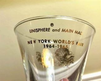 1964-1965 New York World's Fair Glasses