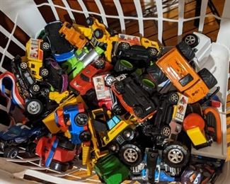 Assorted Toy Cars and Trucks