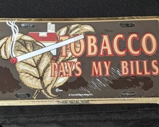 Tobacco License Plate (NIP)