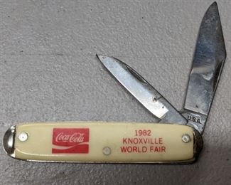 1982 Coca-Cola World's Fair Pocket Knife