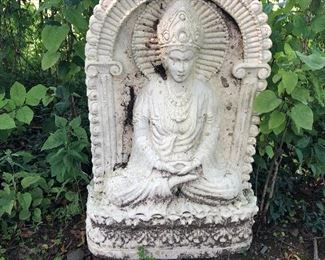 Beautiful cement Buddha 