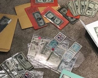 Paper currency 1000+